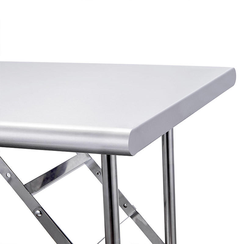 Folding Work Table with Removable Undershelf